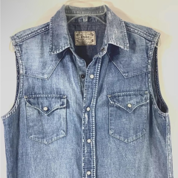 Polo Ralph Lauren Denim Dress size 0 - Picture 7 of 12